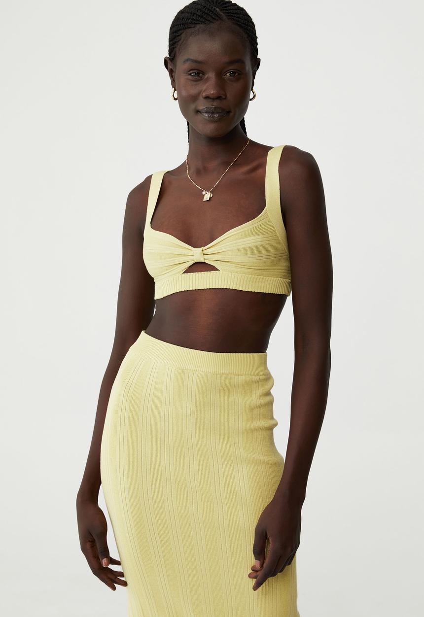 Cotton On - Foxy midi skirt - retro green