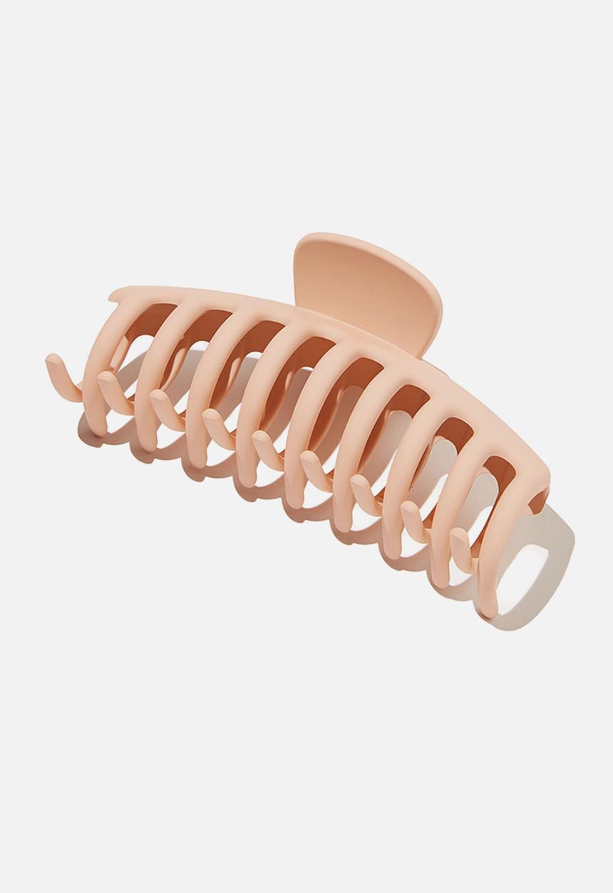 Rubi - Rachel hair claw - matte neutral 