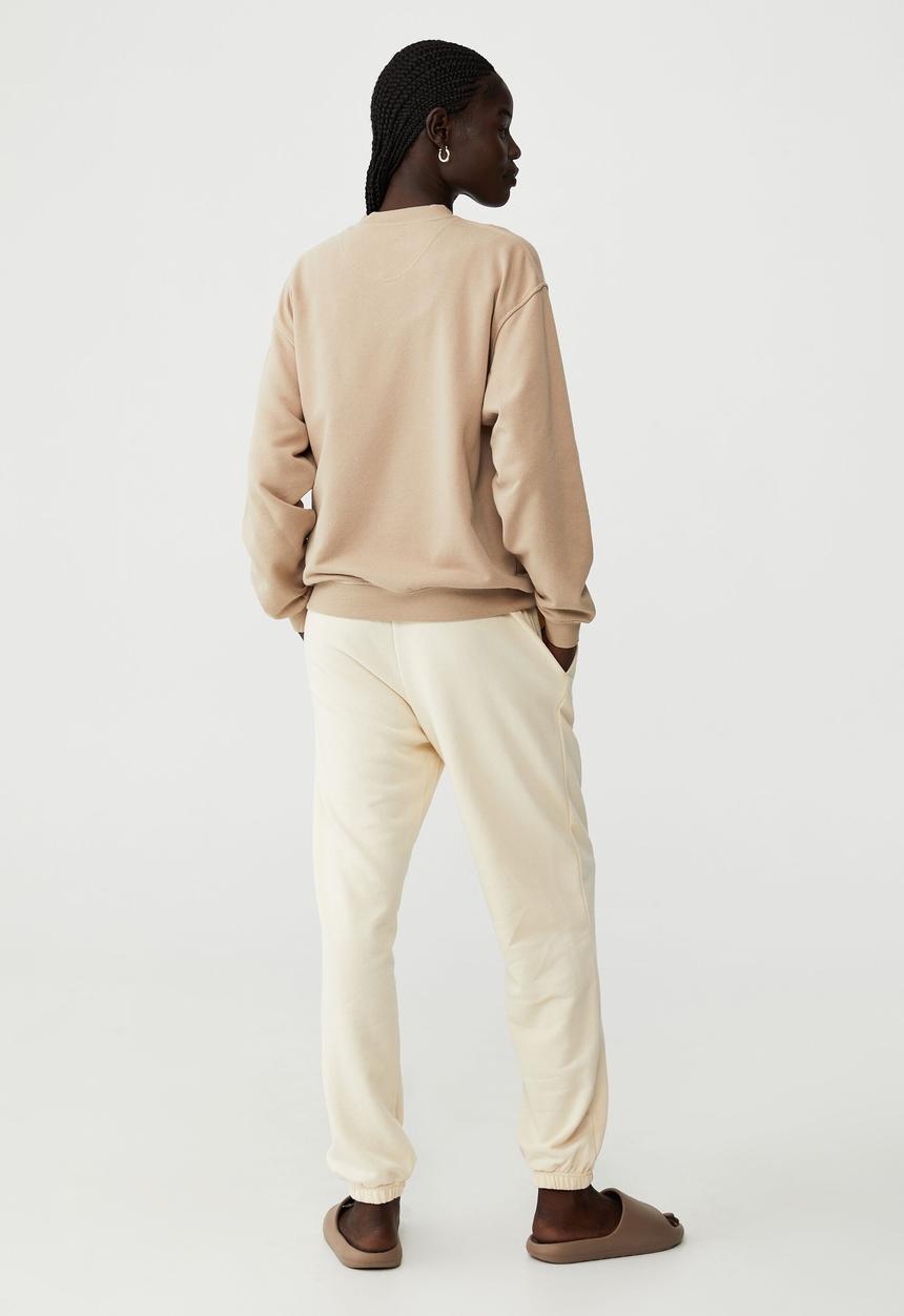 Cotton On - Classic crew sweatshirt - linen taupe