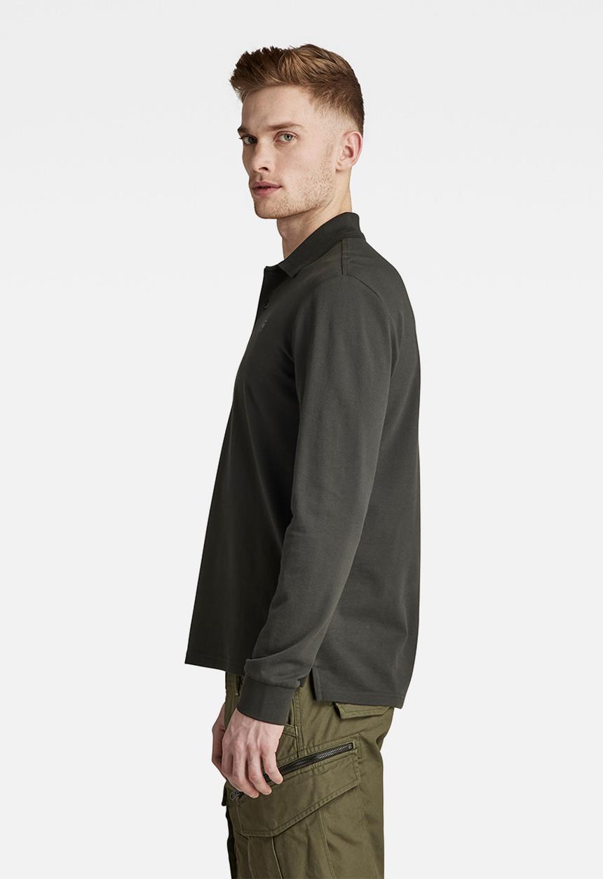 G-STAR - Dunda core polo long sleeve - cloack
