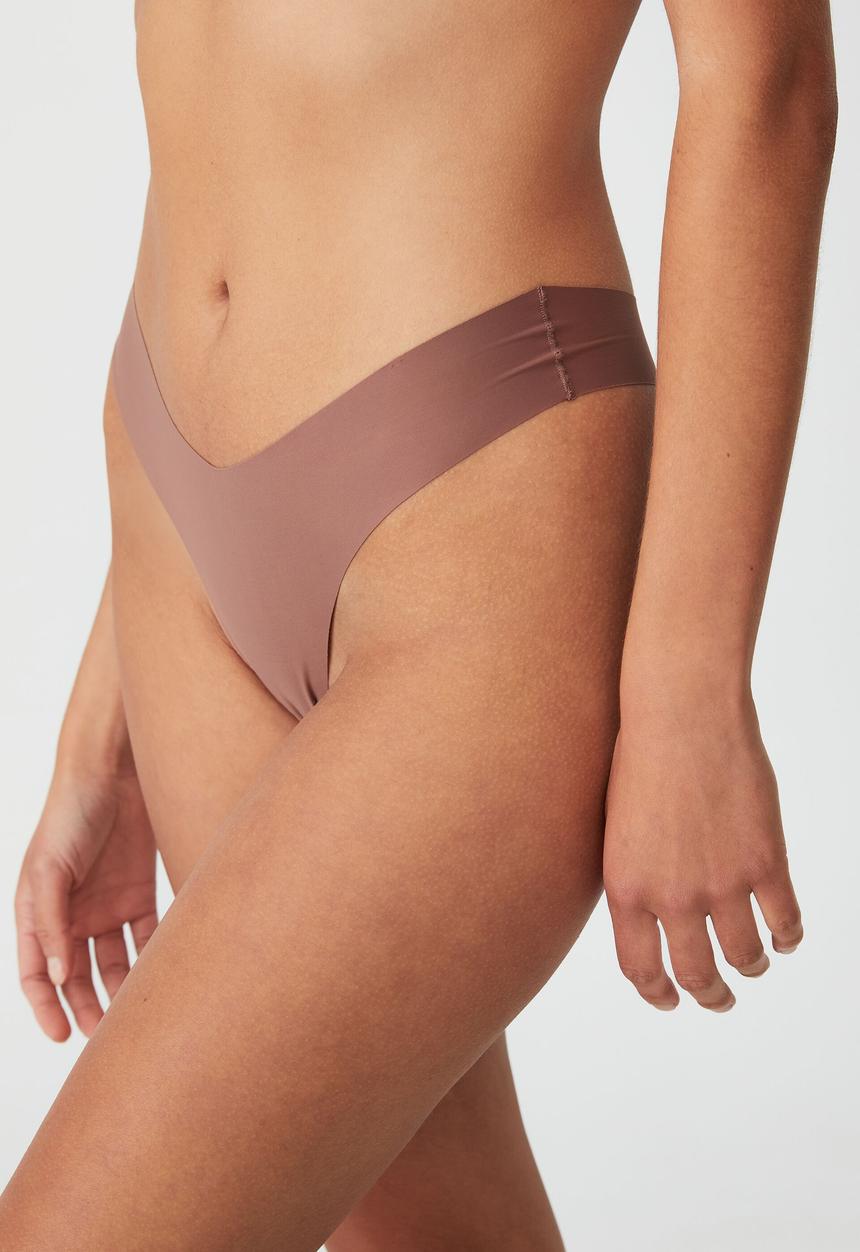 Cotton On - The invisible g string brief - toasted hazelnut