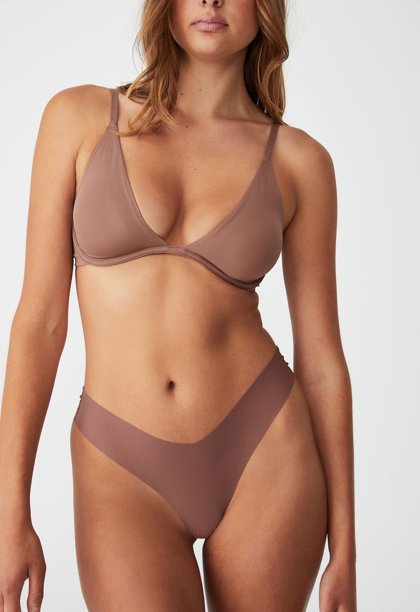 Cotton On - The invisible g string brief - toasted hazelnut