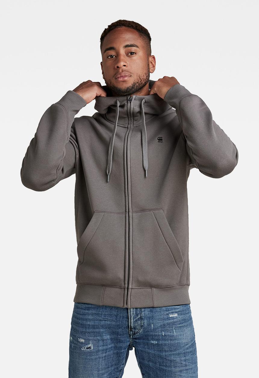 G-STAR - Premium core hoodie - granite