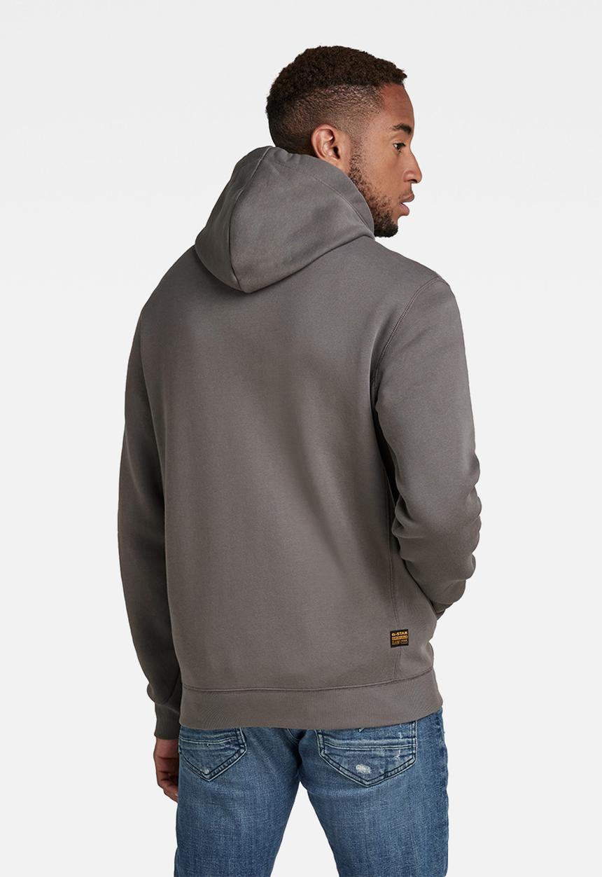 G-STAR - Premium core hoodie - granite