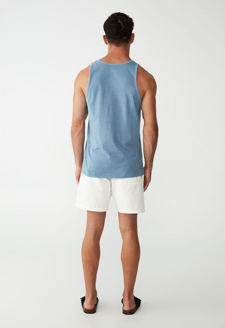 Cotton On - Vacation tank - chalk blue washed