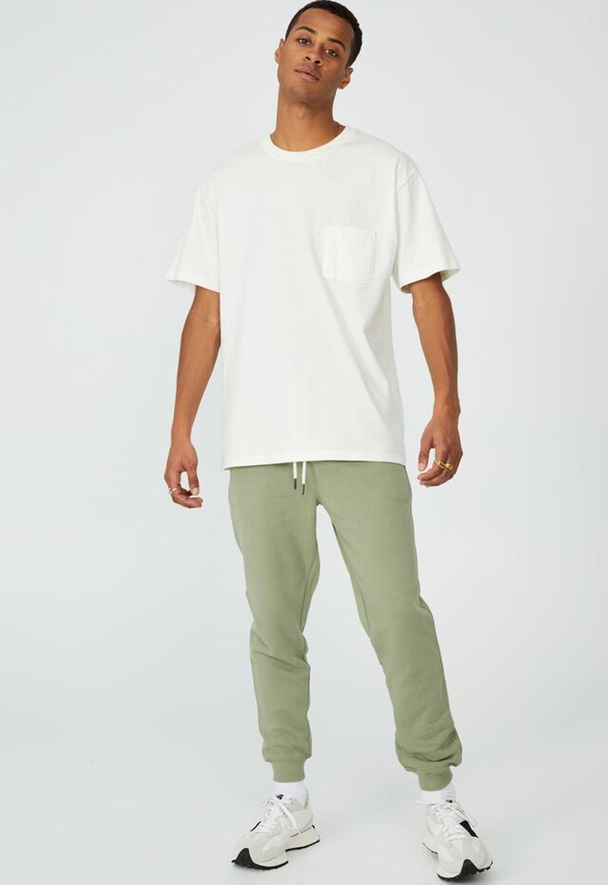 Cotton On - Trippy slim trackie - sage