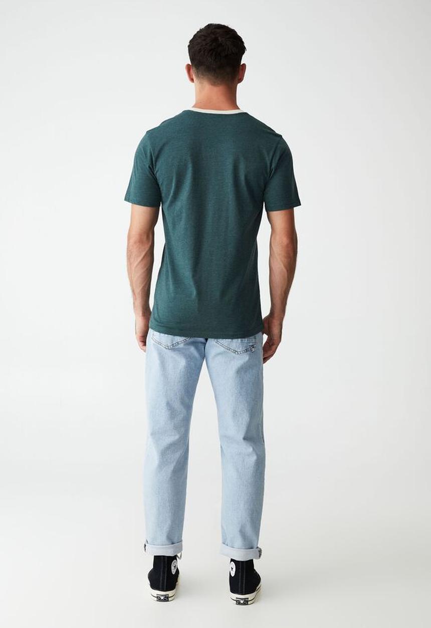 Cotton On - Tbar sport T-shirt - deep sea teal/oregon athl. div