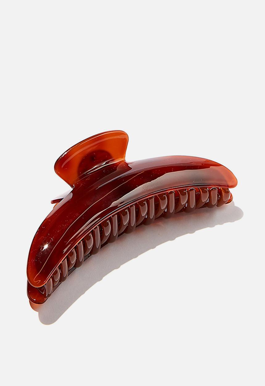 Rubi - Isla hair claw - vintage brown marble