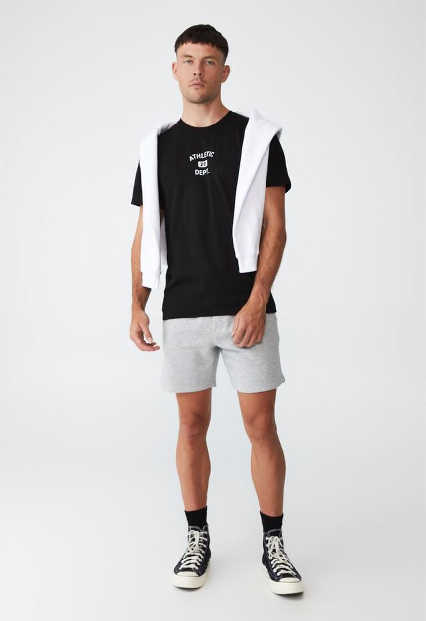 Cotton On - Tbar sport T-shirt - black/athletic dept