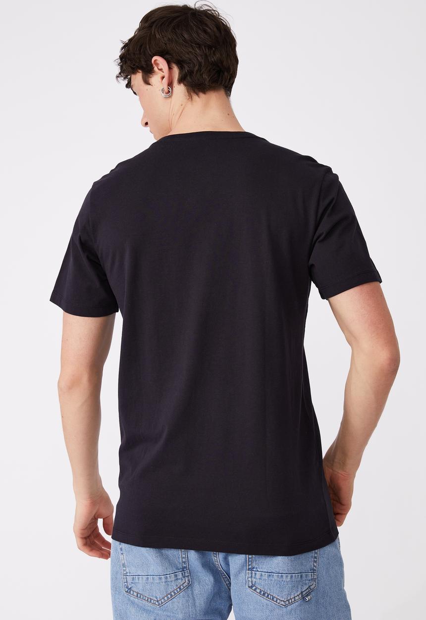 Cotton On - Organic v-neck T-shirt - ink navy