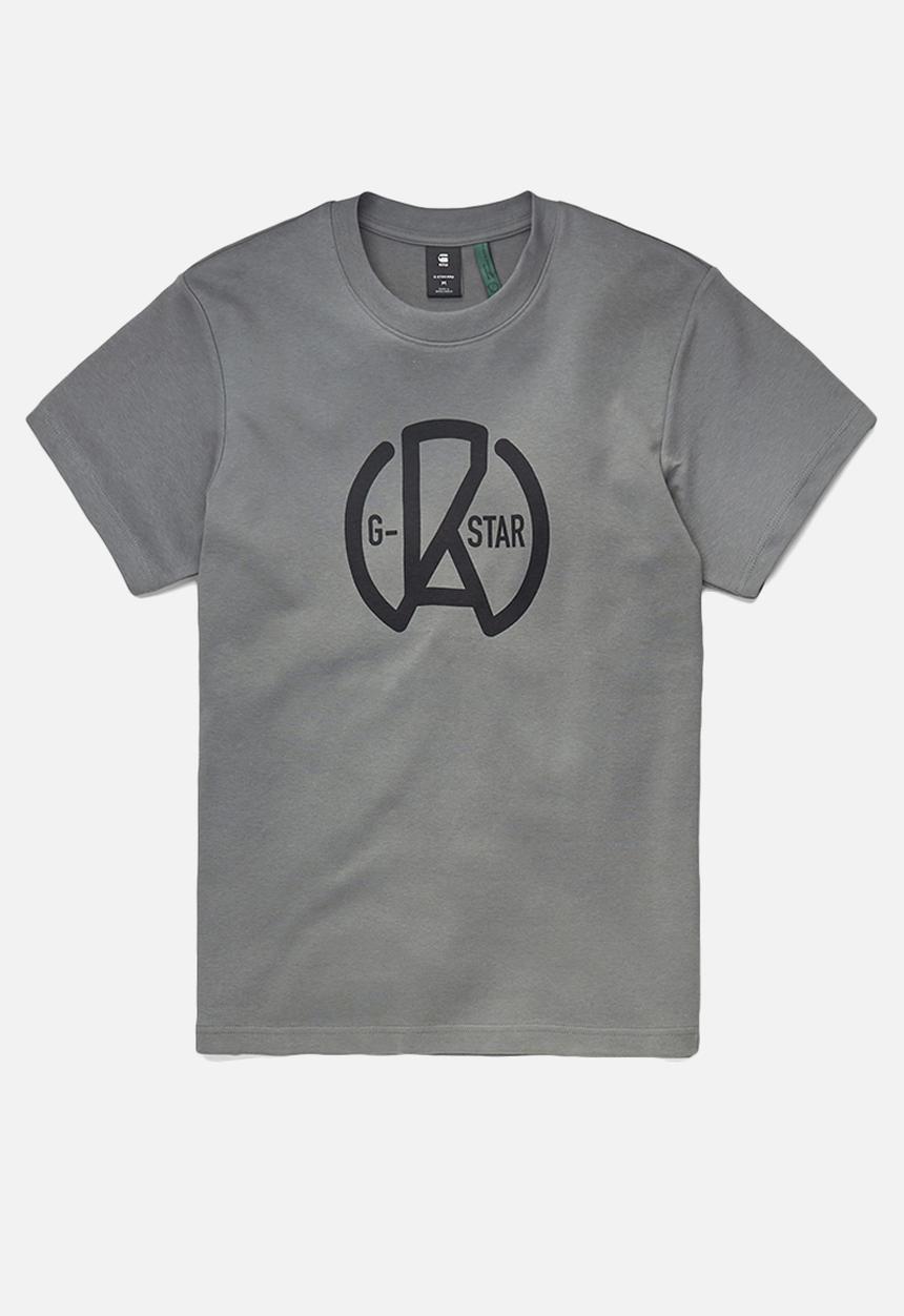 G-STAR - Circle graphic r t - gs grey