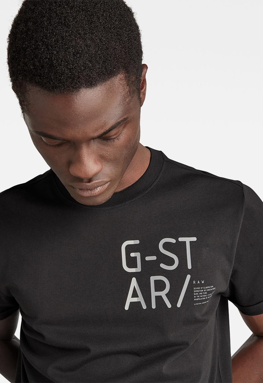 G-STAR - Lash small graphic r t - dk black