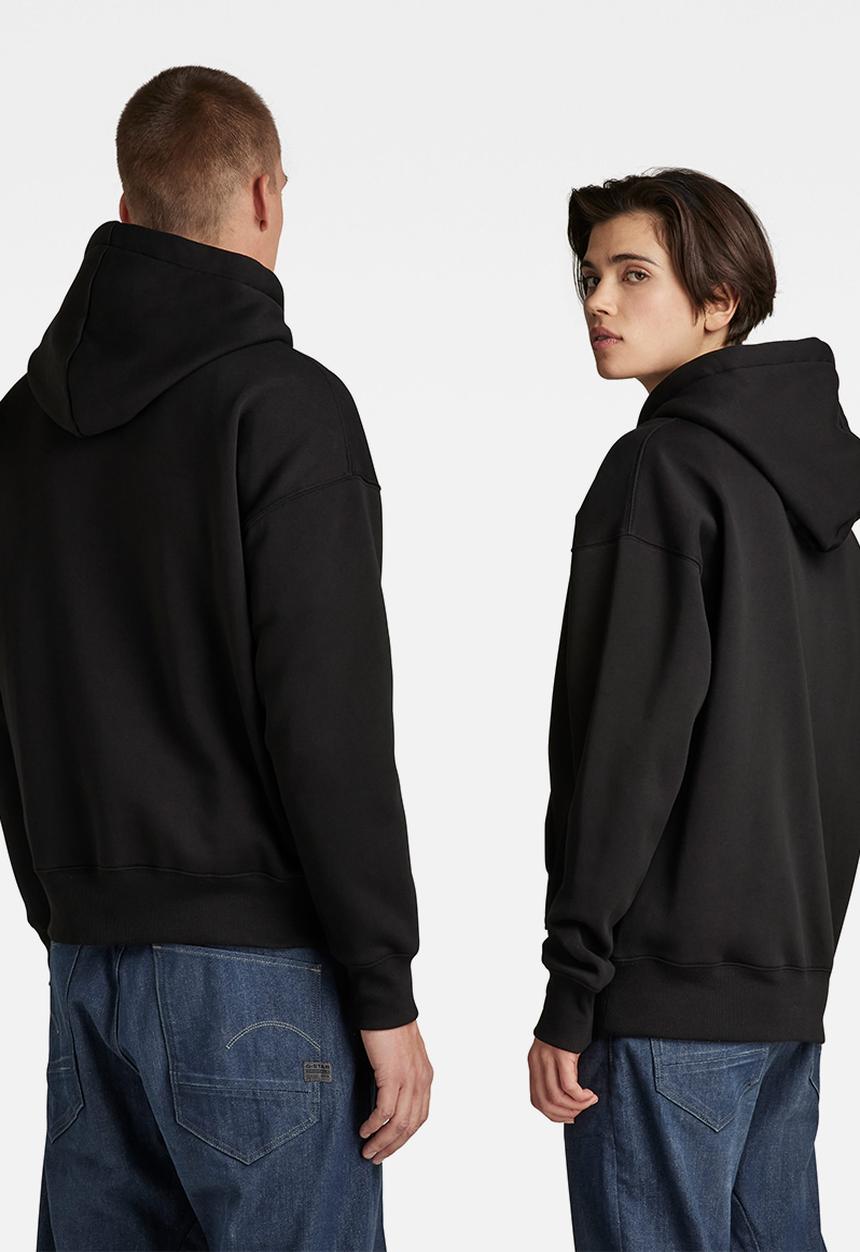 G-STAR - Unisex core oversized hdd sw - dk black