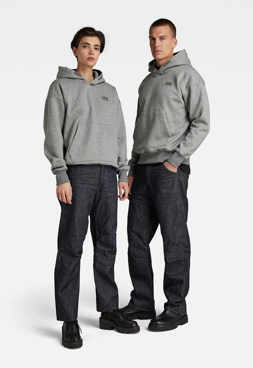 G-STAR - Unisex core oversized hdd sw - medium grey htr