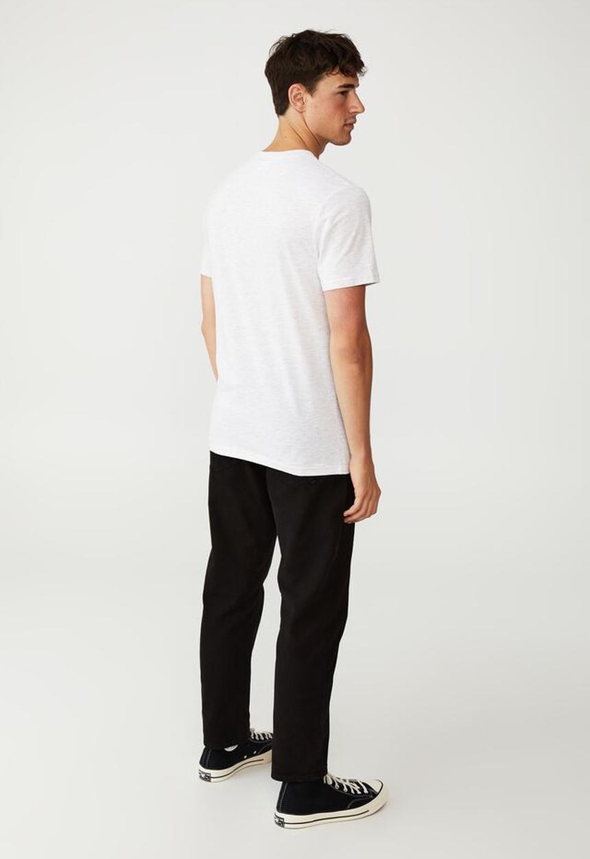 Cotton On - Tbar collab character T-shirt - lcn dis white marle/tigger- bouncing