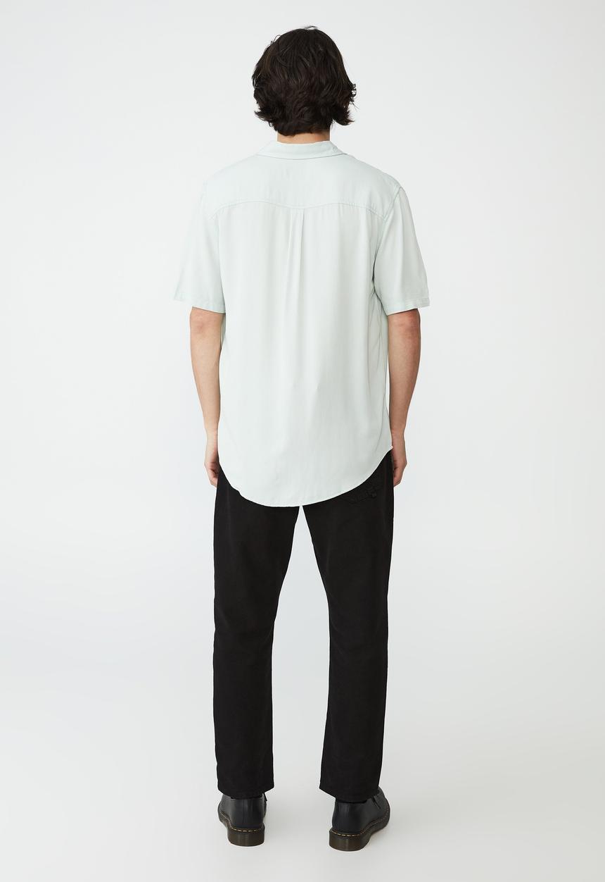 Cotton On - Cuban short sleeve shirt - cool mint
