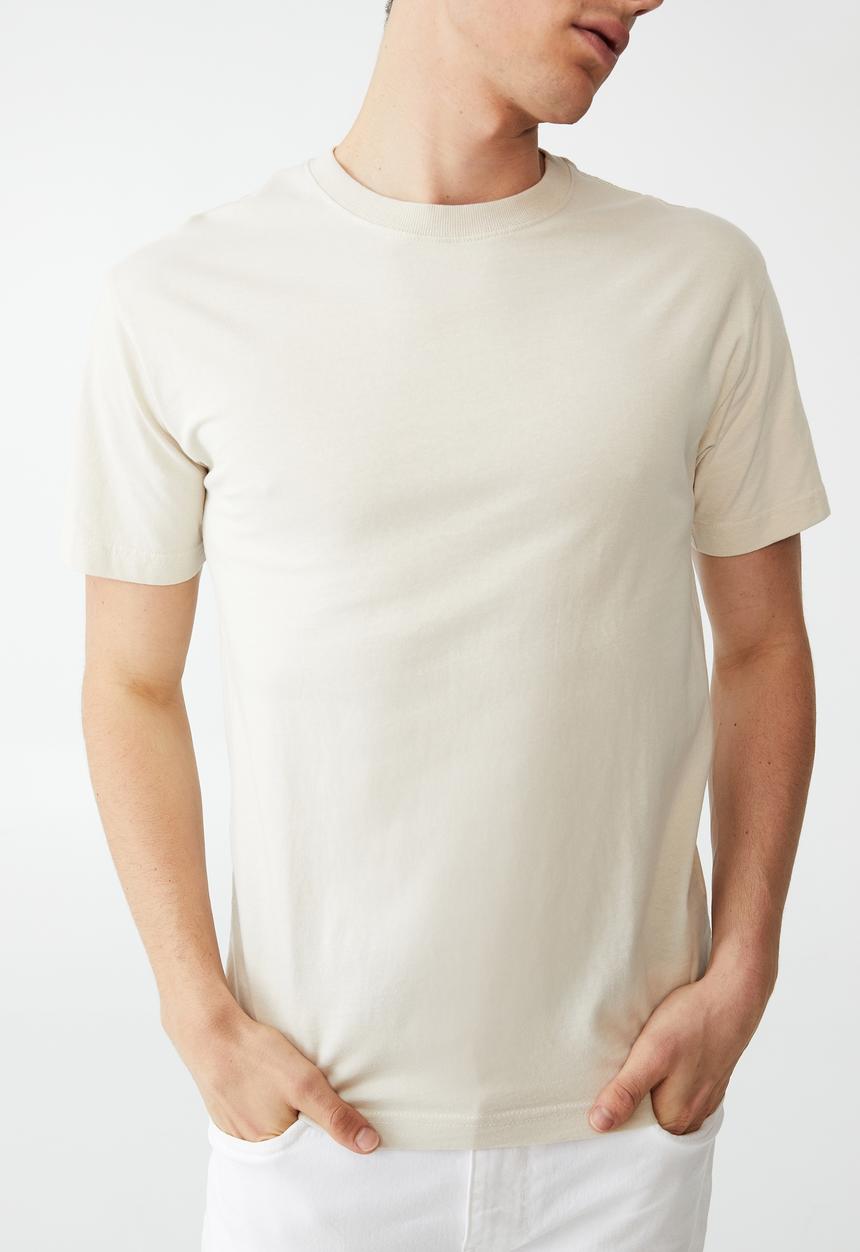 Cotton On - Organic loose fit T-shirt - bone
