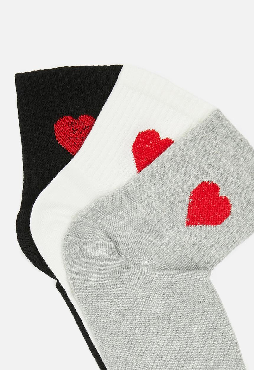 Trendyol - Patterned 3 pack knitted socks - multi