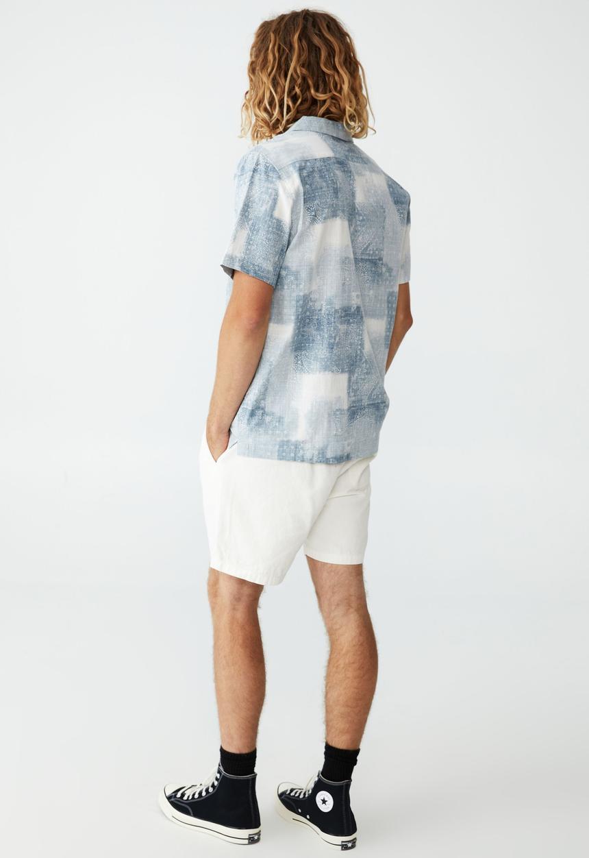 Cotton On - Riviera short sleeve shirt - vintage white bandana