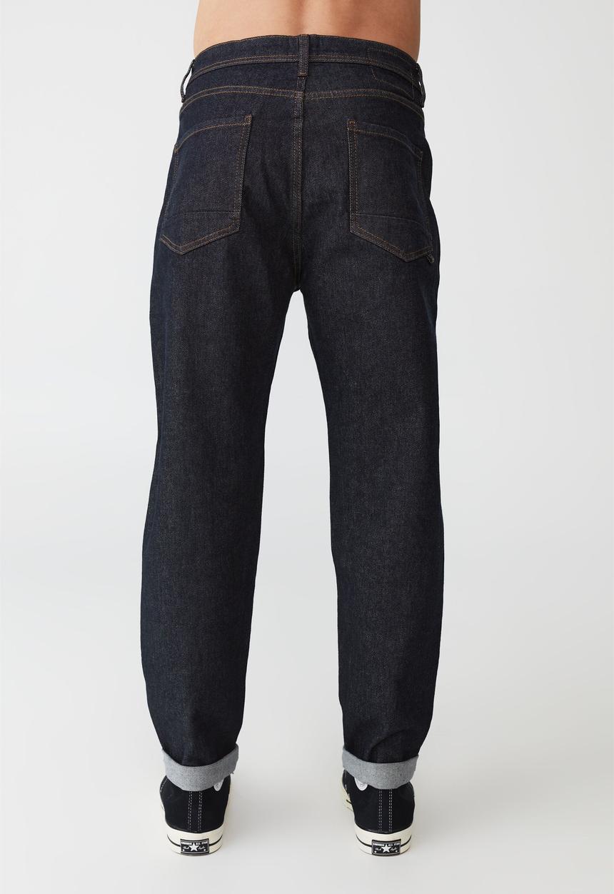 Cotton On - Relaxed tapered jean - rinsed indigo