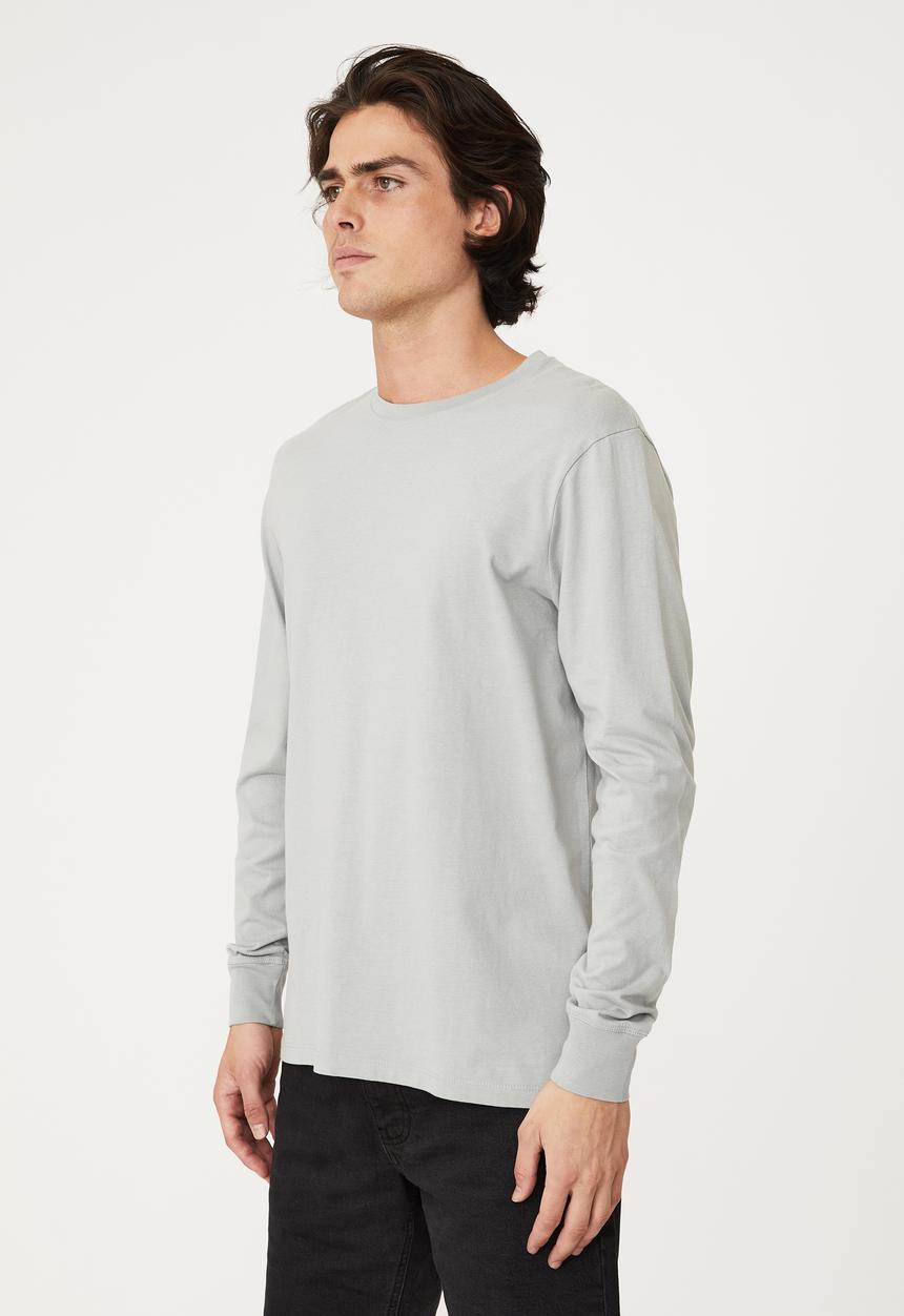 Cotton On - Organic long sleeve T-shirt - blue haze