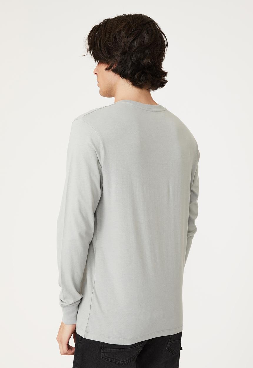 Cotton On - Organic long sleeve T-shirt - blue haze
