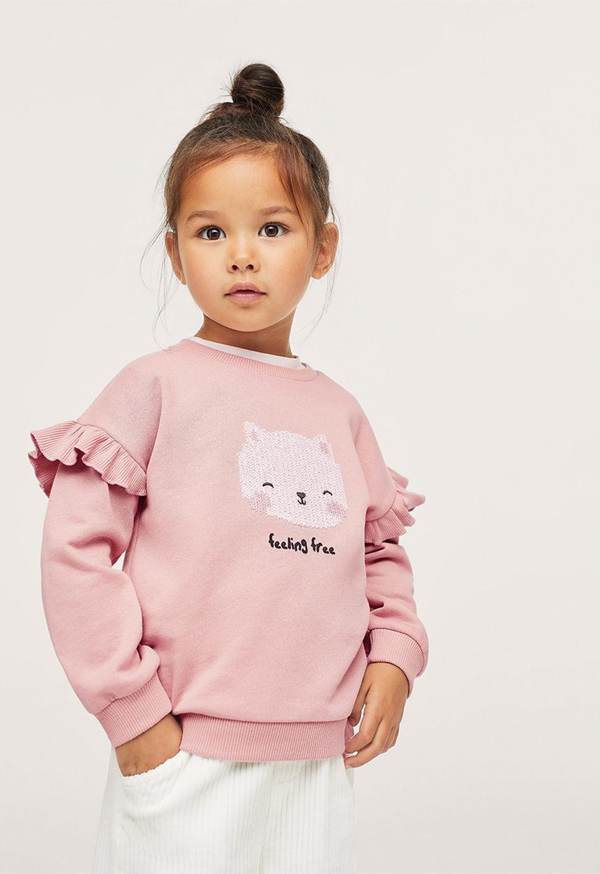 MANGO - Sweatshirt tania - pink