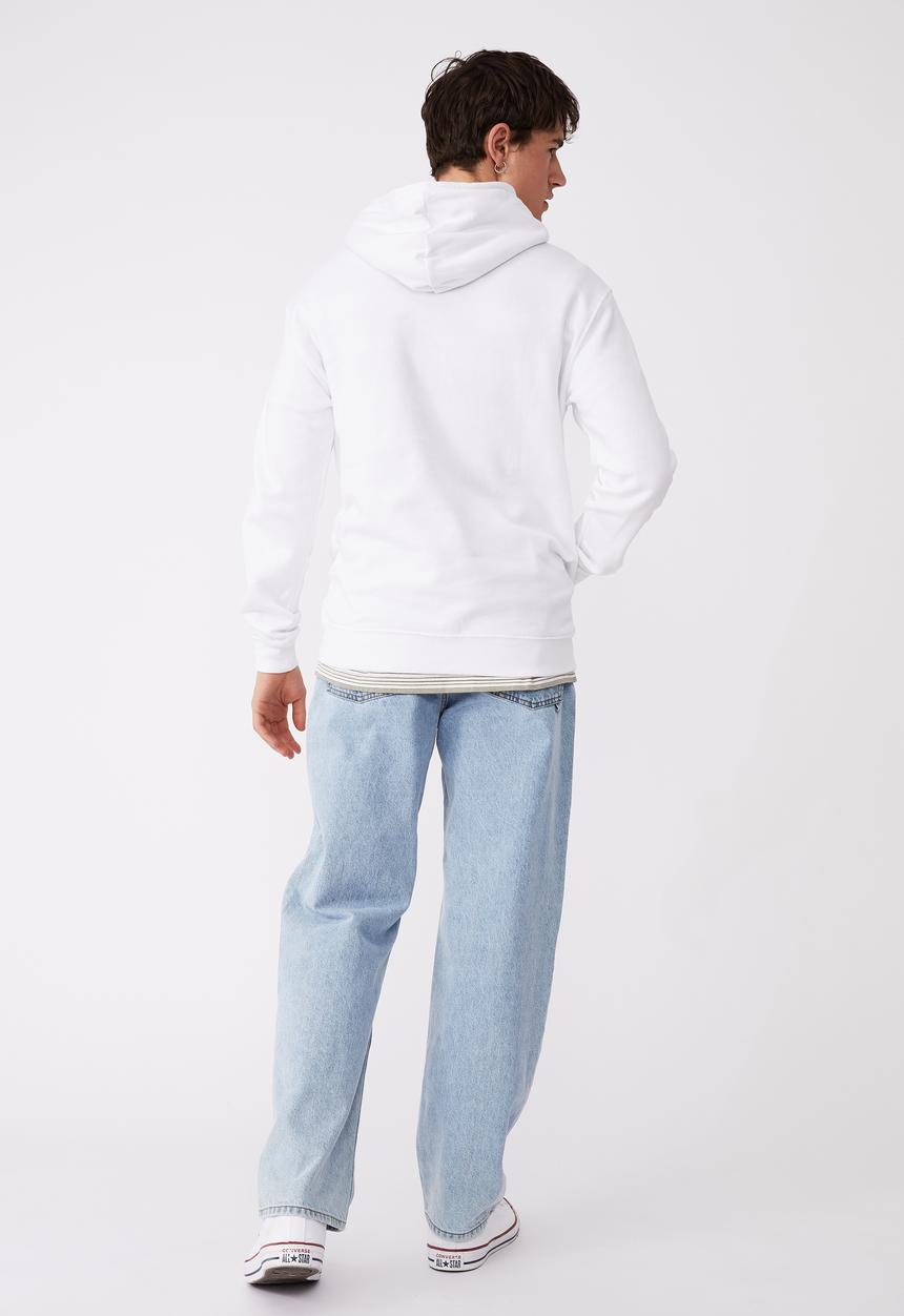 Cotton On - Essential fleece pullover - white