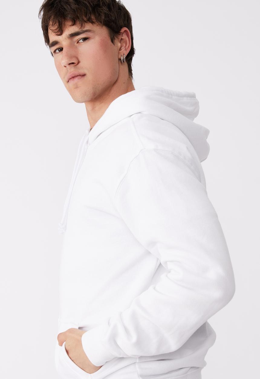 Cotton On - Essential fleece pullover - white