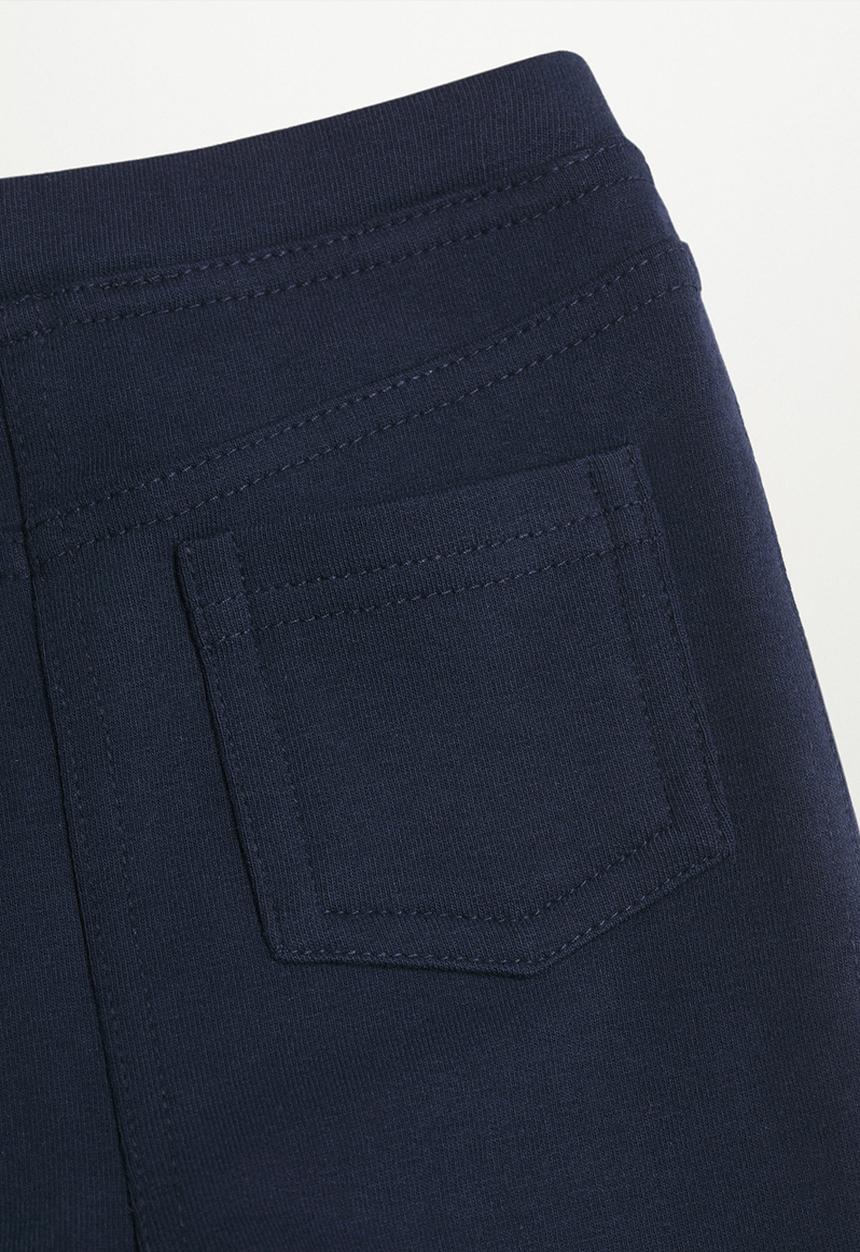 MANGO - Leggings terry - navy