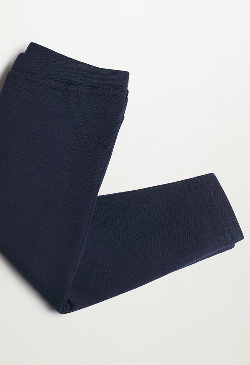 MANGO - Leggings terry - navy