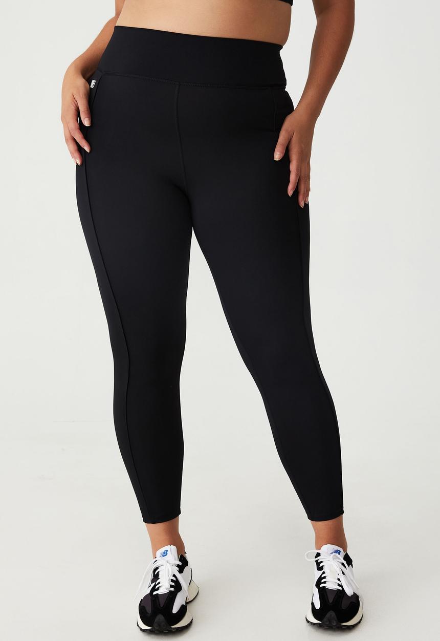 Cotton On - Curve ultimate booty full length tight - black