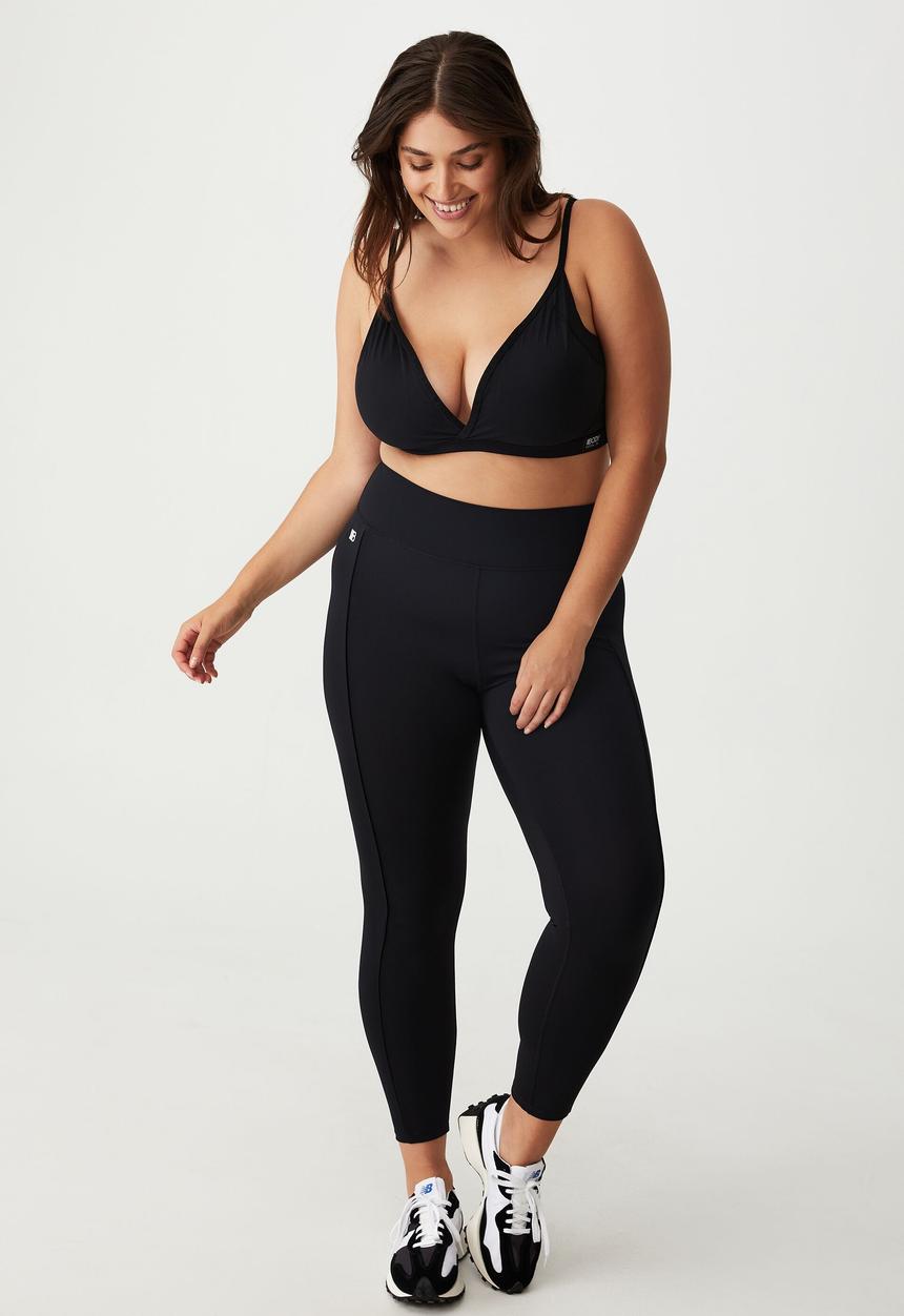 Cotton On - Curve ultimate booty full length tight - black