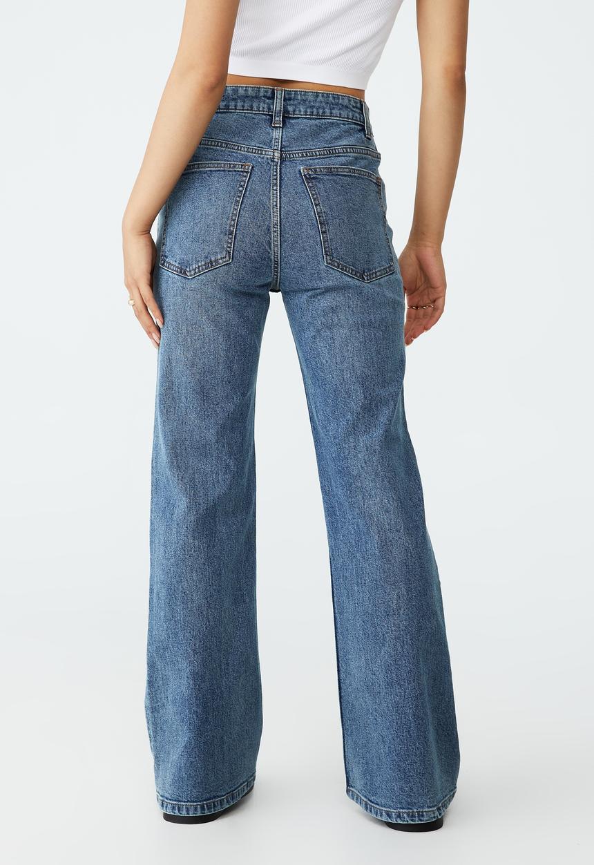 Cotton On - Petite flare jean - reef blue