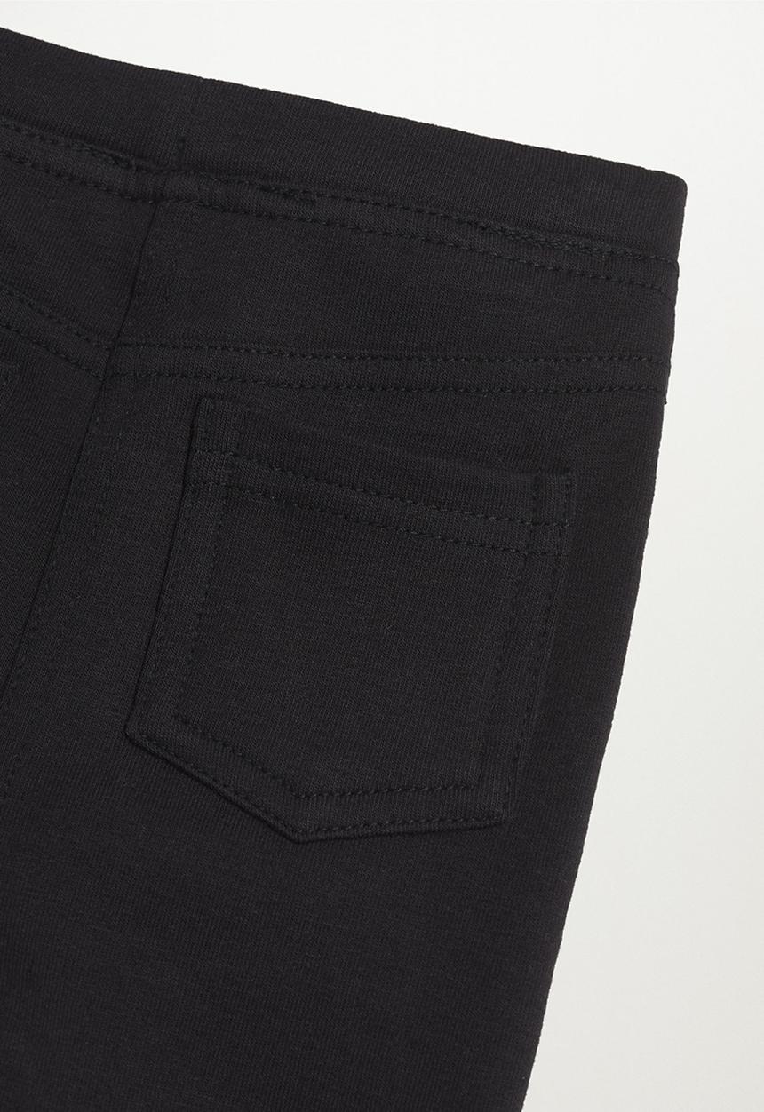 MANGO - Leggings terry - black