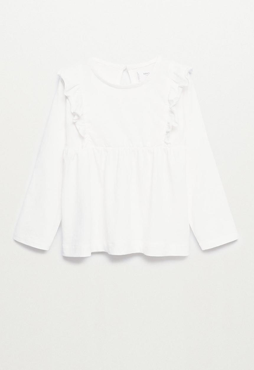 MANGO - T-shirt zoe - natural