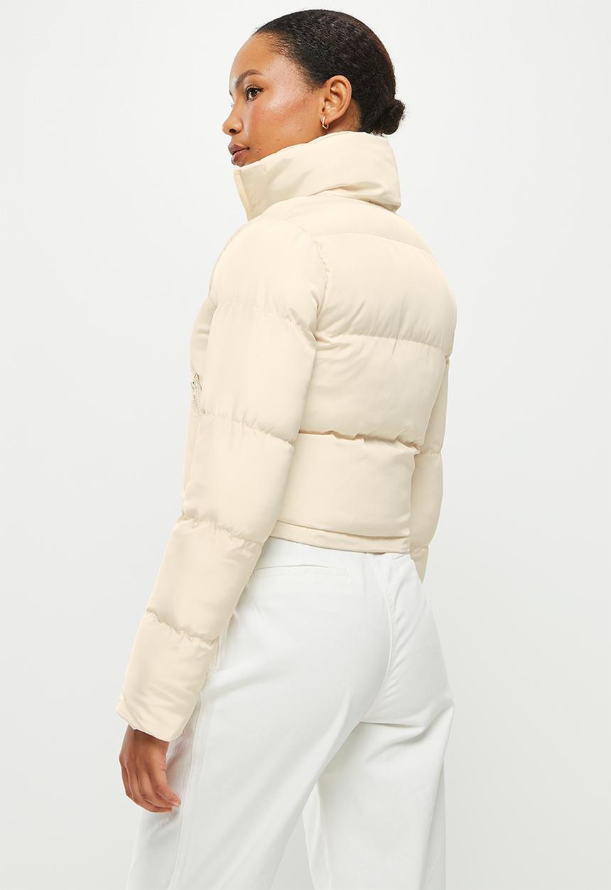 dailyfriday - Crop puffer - ecru