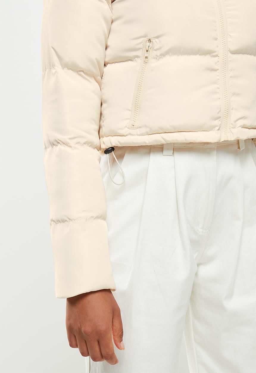 dailyfriday - Crop puffer - ecru