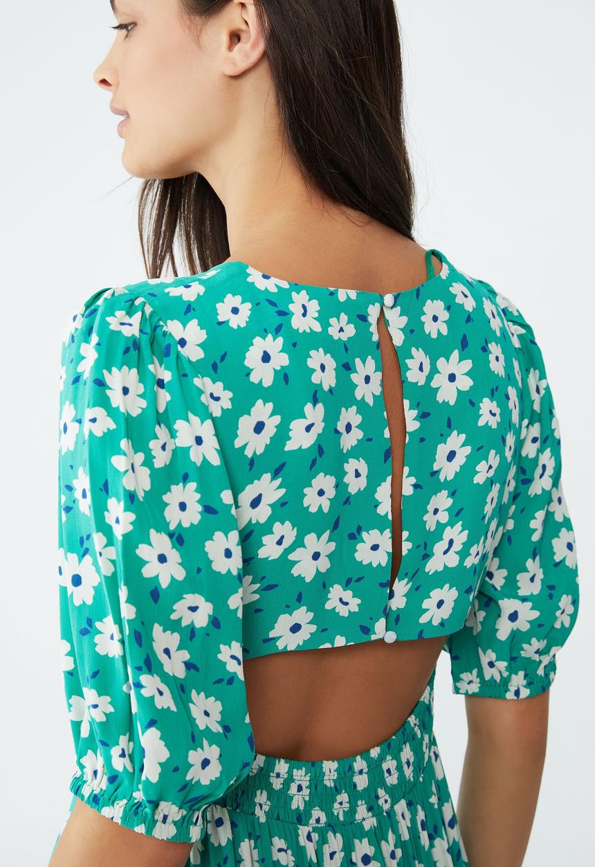 Cotton On - Bella midi dress - tilly daisy vibrant green
