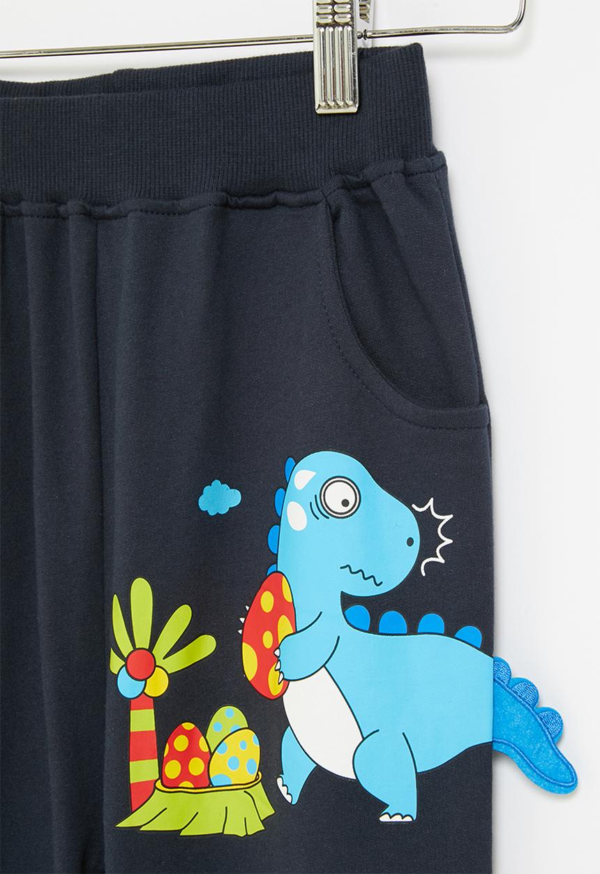 Pop Candy - Dino novelty jogger - navy