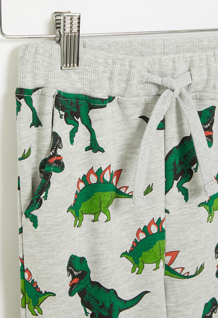 Pop Candy - All over printed jogger - grey melange