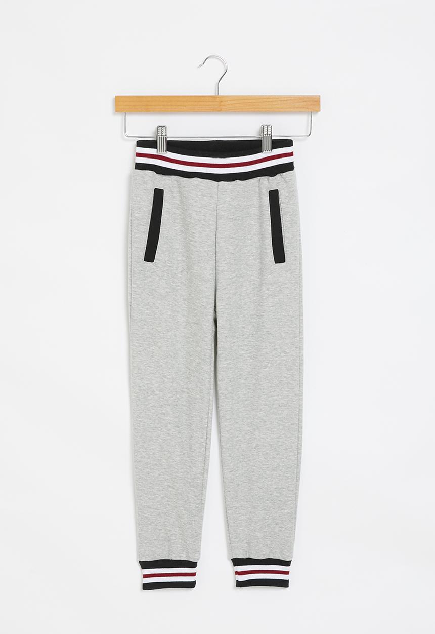 Pop Candy - Jogger with elastic trims - grey melange