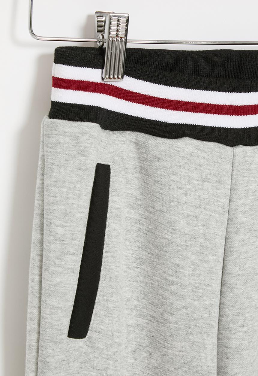Pop Candy - Jogger with elastic trims - grey melange