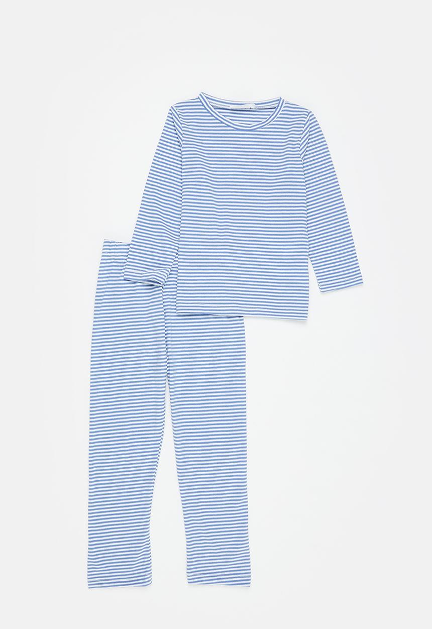 Trendyol - Stripe pjs set - blue & white 