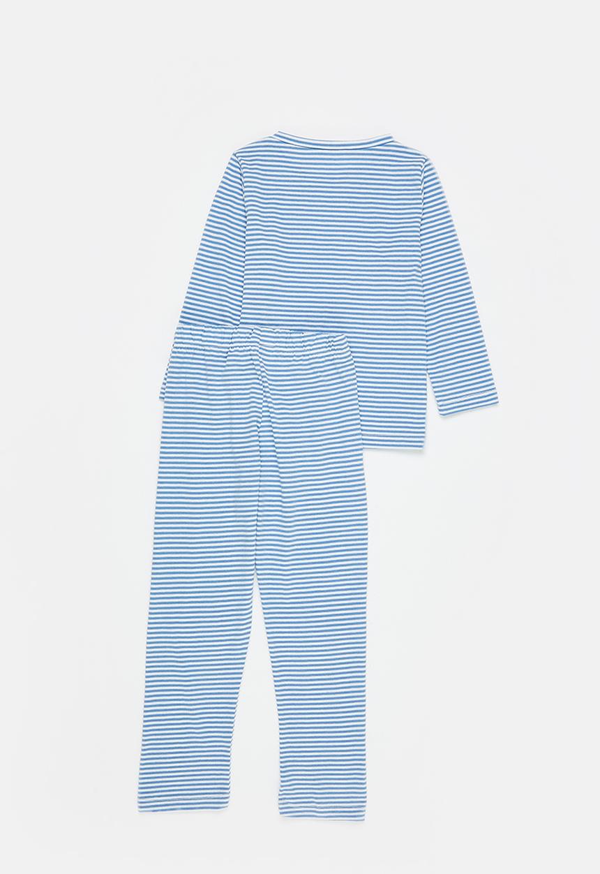 Trendyol - Stripe pjs set - blue & white 