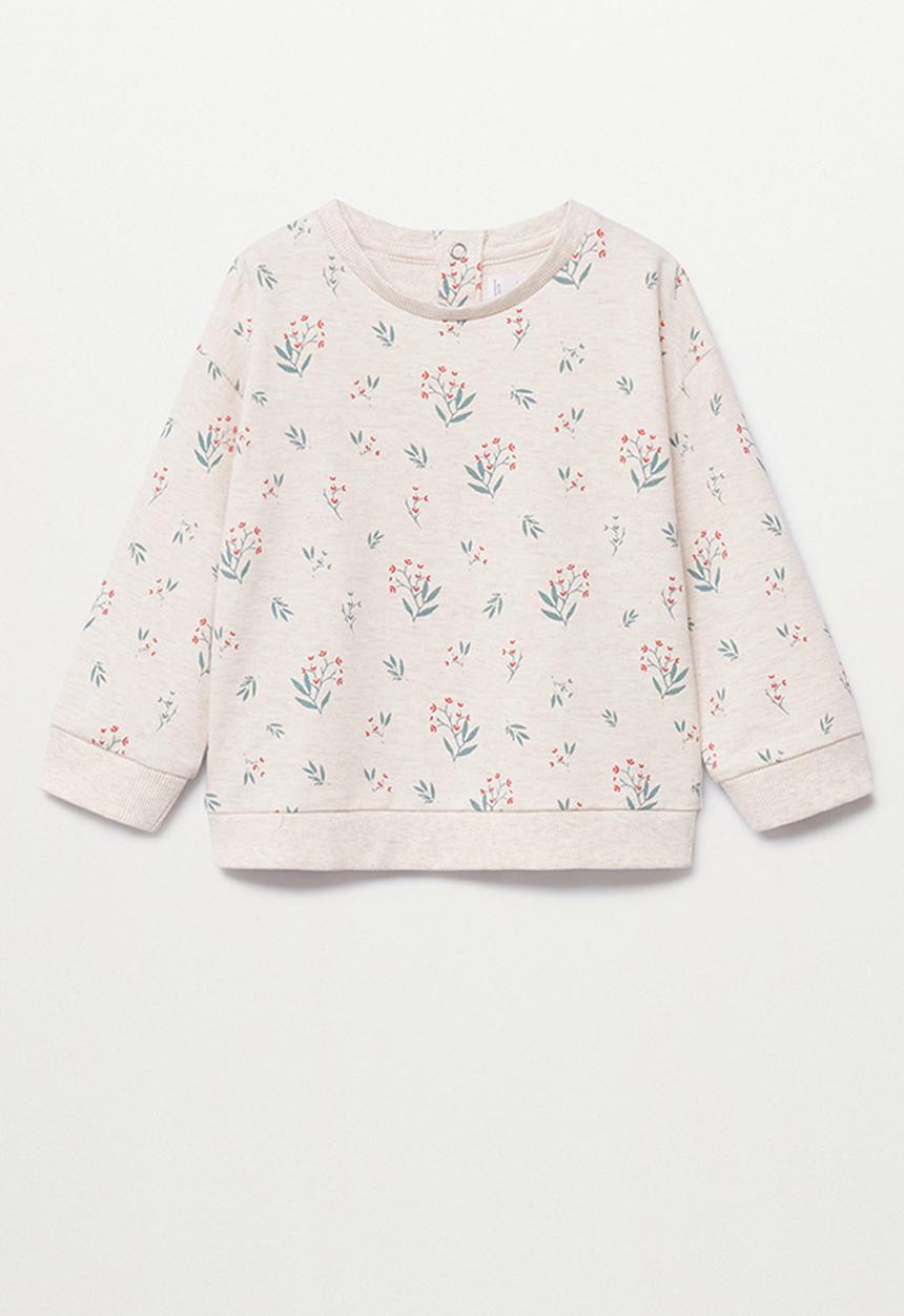 MANGO - Sweatshirt floras - sand