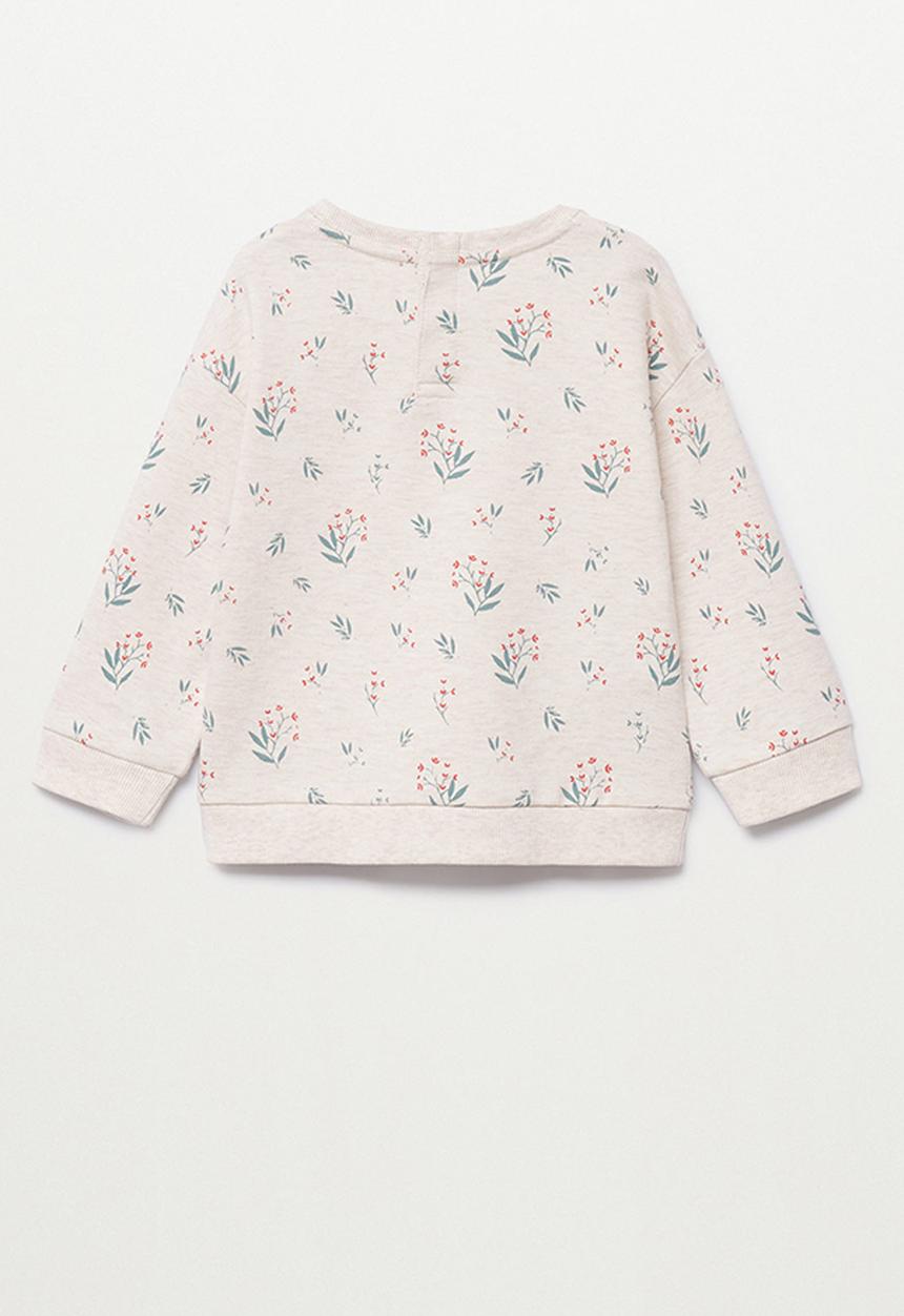 MANGO - Sweatshirt floras - sand