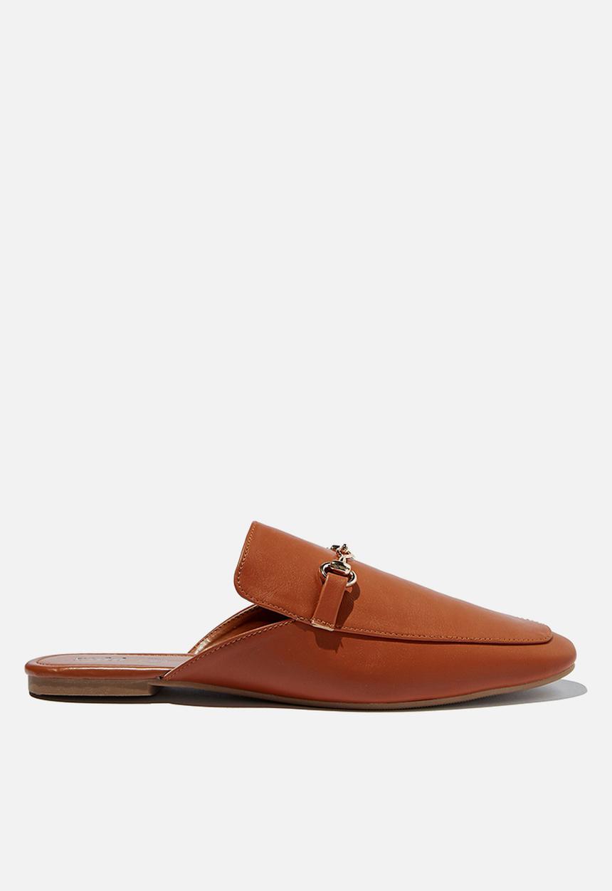 Cotton On - Eva loafer mule - ginger tan pu