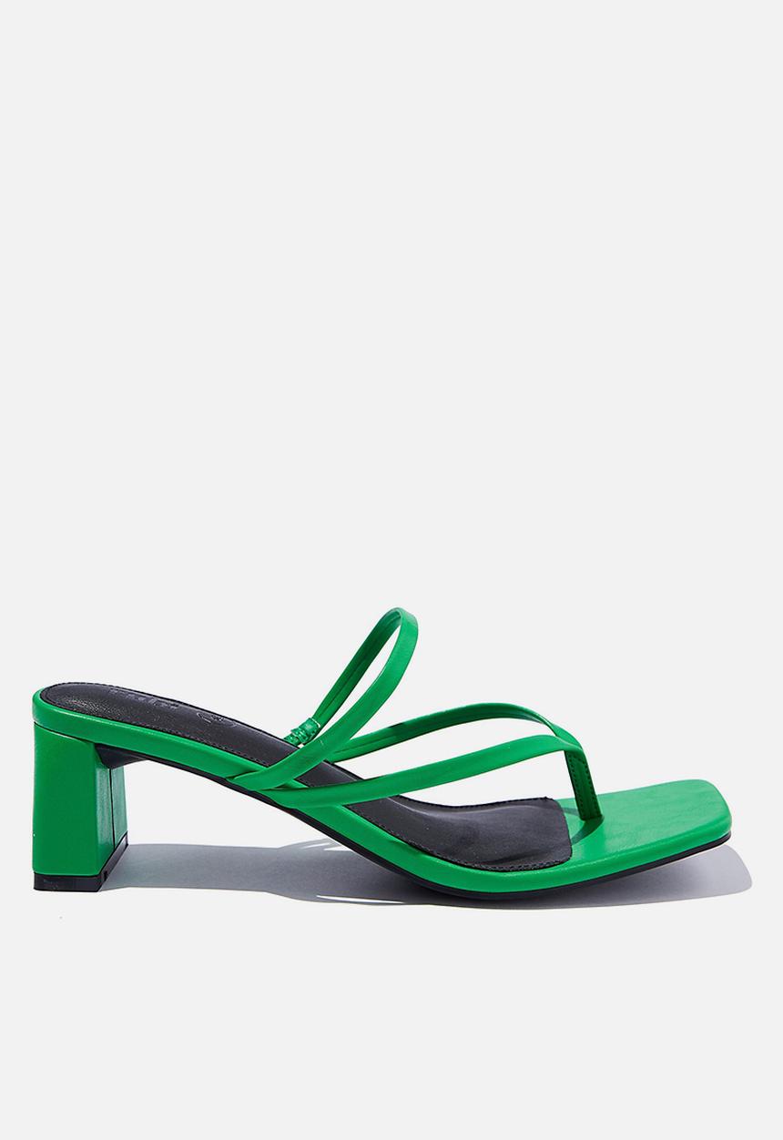 Cotton On - Hazel flip flop mule - vibrant green pu