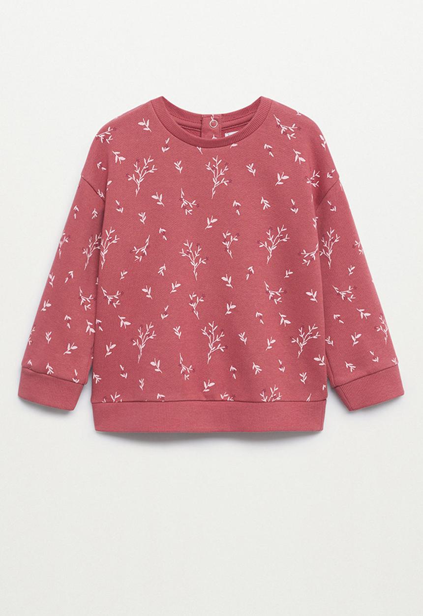 MANGO - Sweatshirt floras - pink